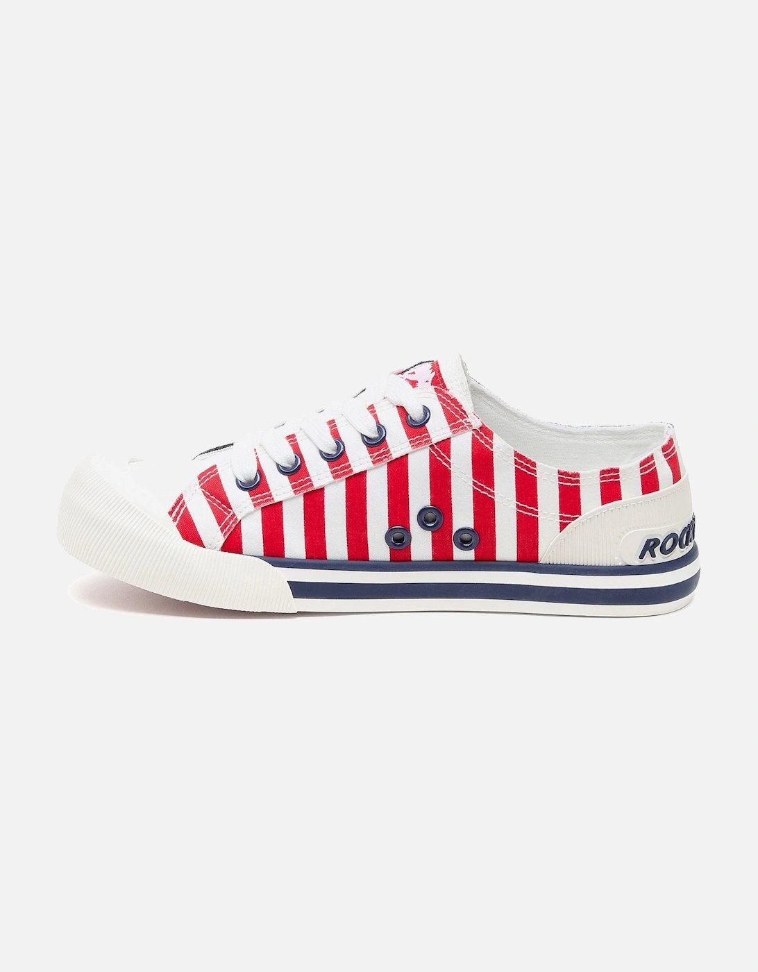 Jazzin Spangle Cotton Women's Red/Navy Trainers
