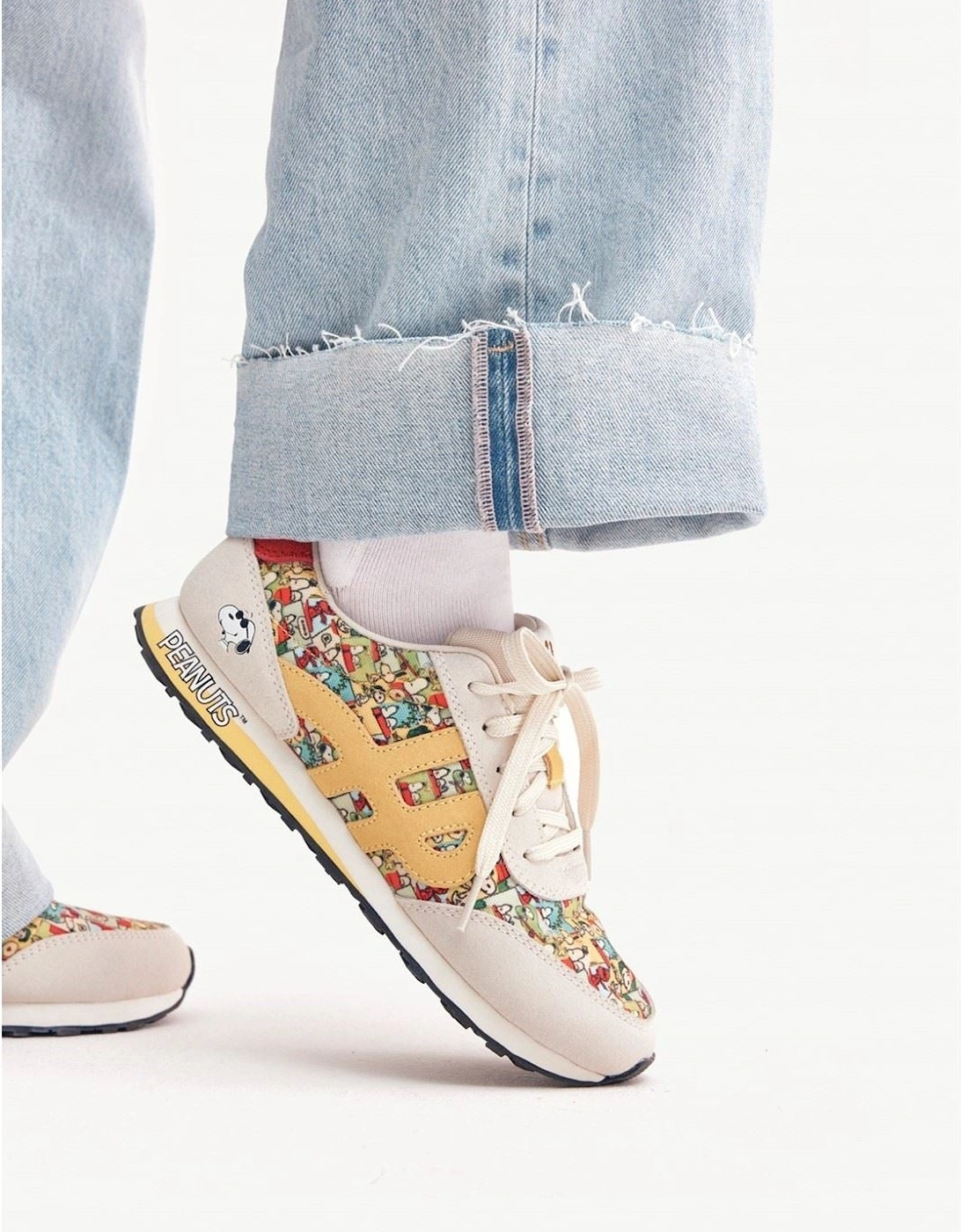 SEVENTY8 Peanuts Leather Women's Peanuts Print Trainers