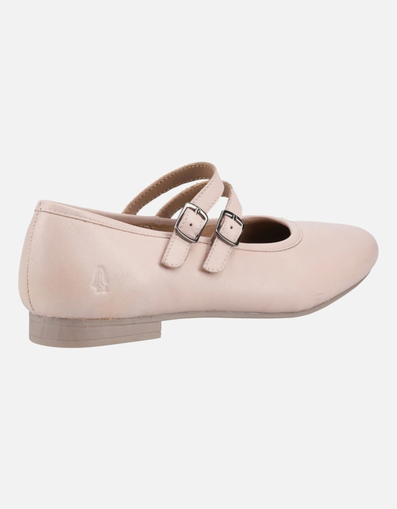 Nancy Mary Jane Leather Women's Blush Flats