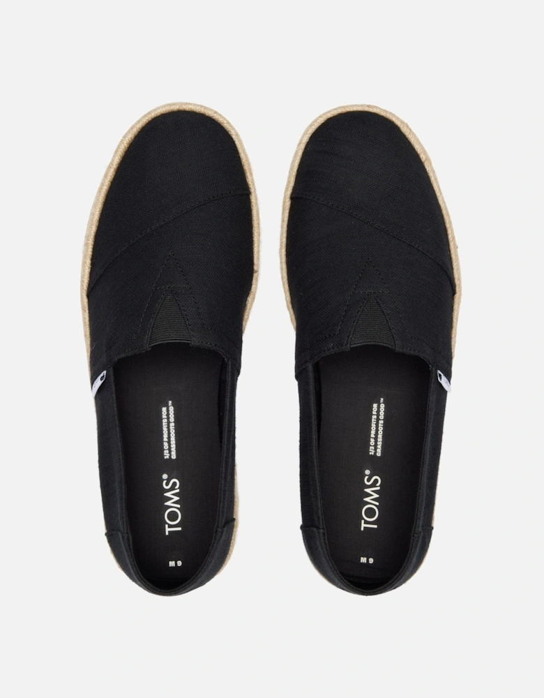 Alpargata Rope 2.0 100% Cotton Men's Black Espadrilles
