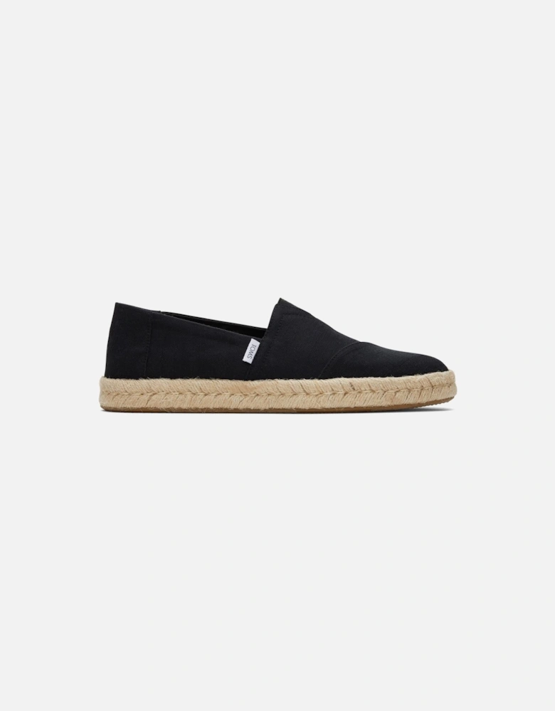 Alpargata Rope 2.0 100% Cotton Men's Black Espadrilles
