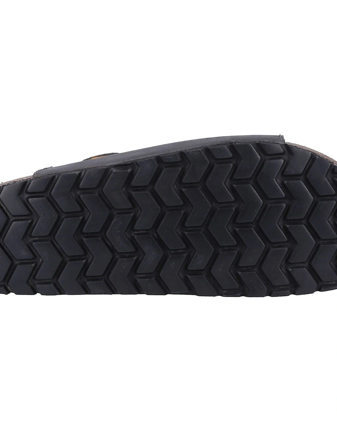Nash Slider Leather Men's Black Sandals