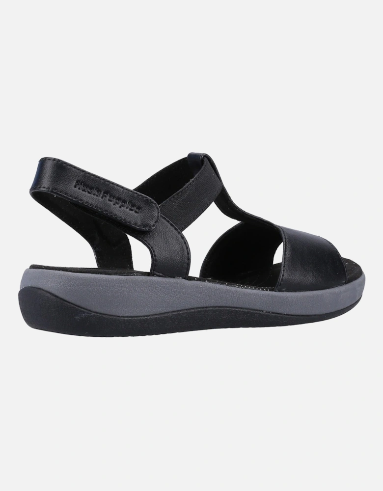 Sylvie Leather Women's Black Sandals