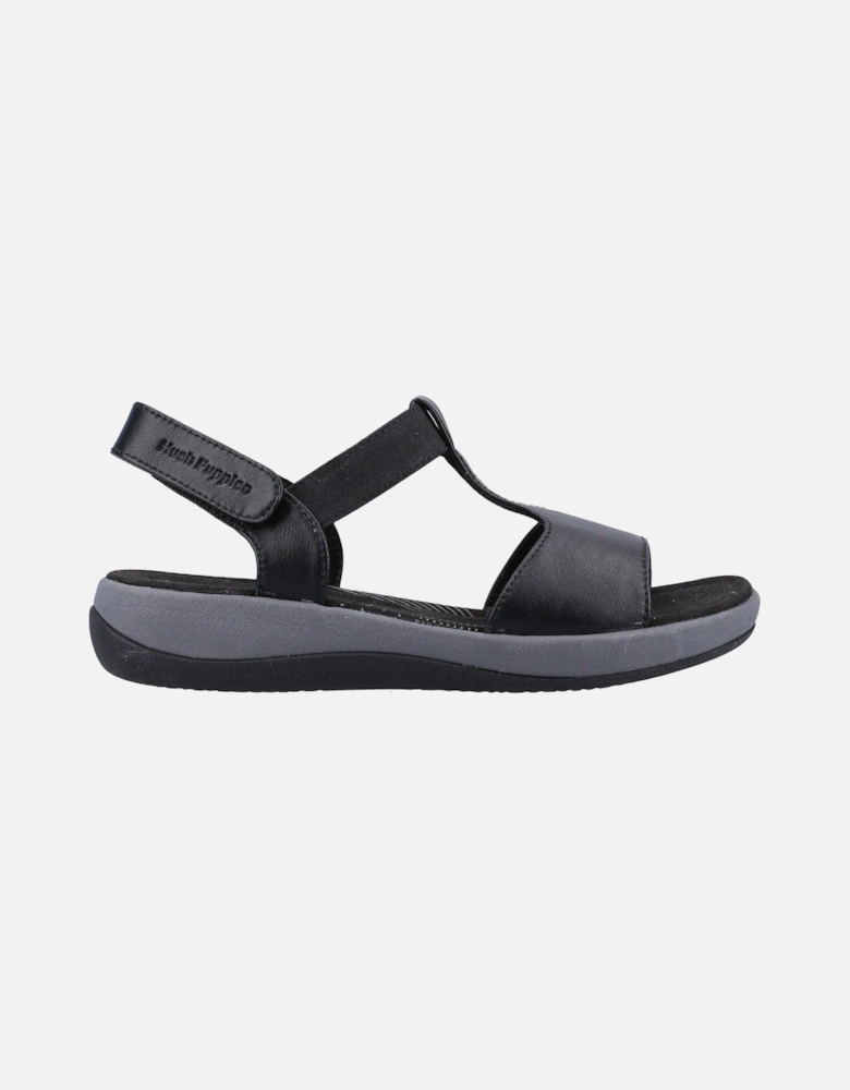 Sylvie Leather Women's Black Sandals