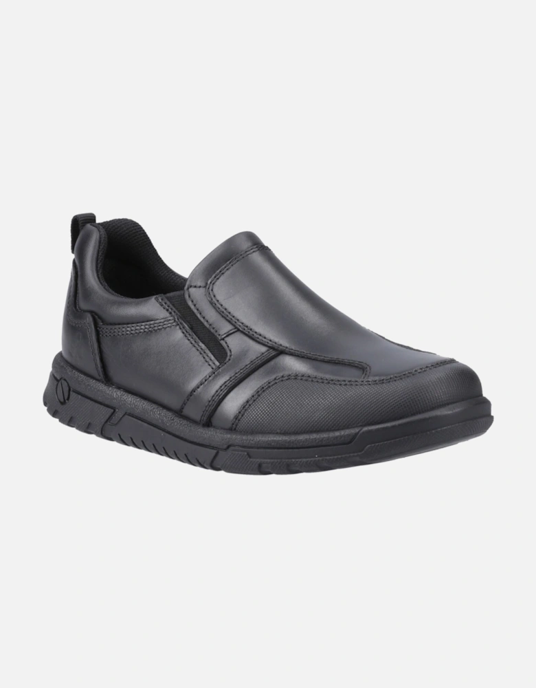 Sergio Leather Boys's Black Loafers