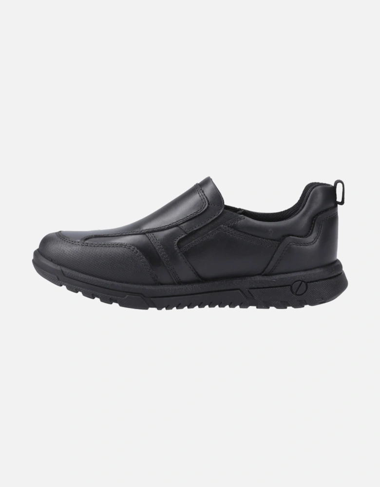 Sergio Leather Boys's Black Loafers
