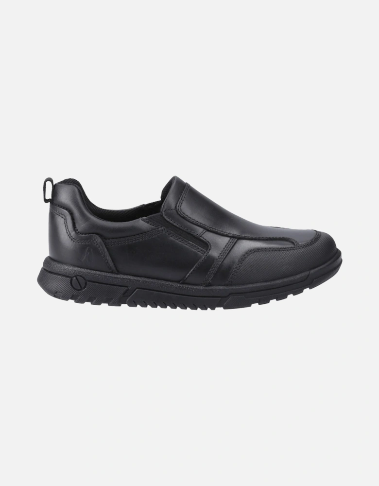 Sergio Leather Boys's Black Loafers