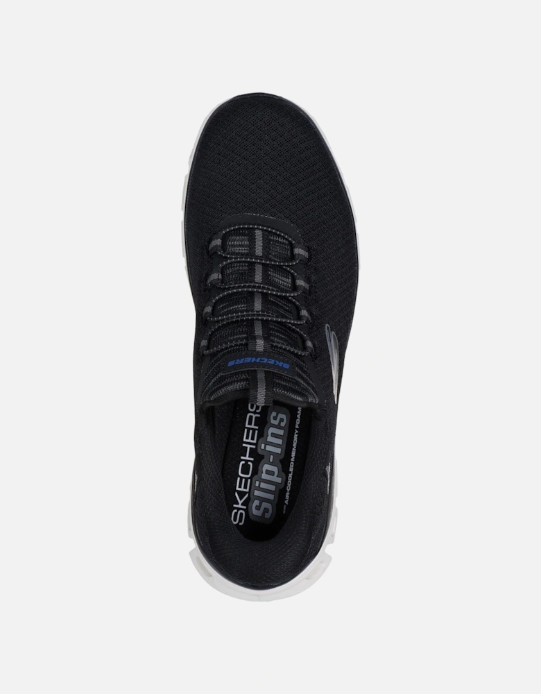 Glide-Step Noxus Textile Men's Black Trainers