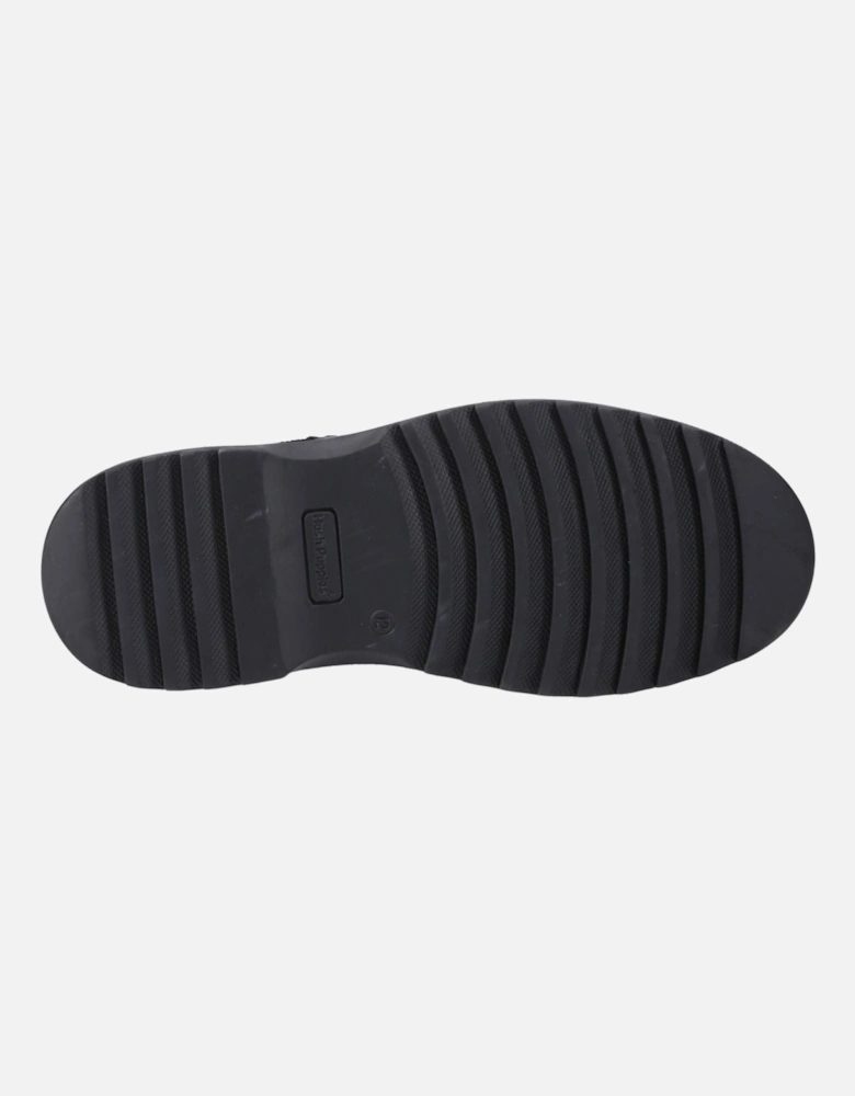 Romeo Leather Boys's Black Shoes