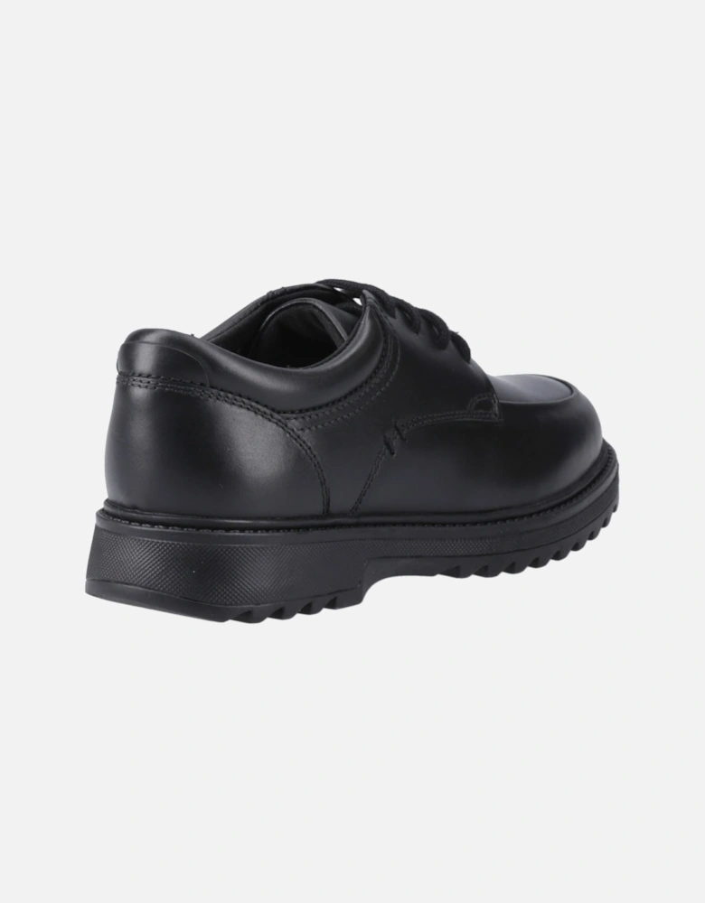 Romeo Leather Boys's Black Shoes