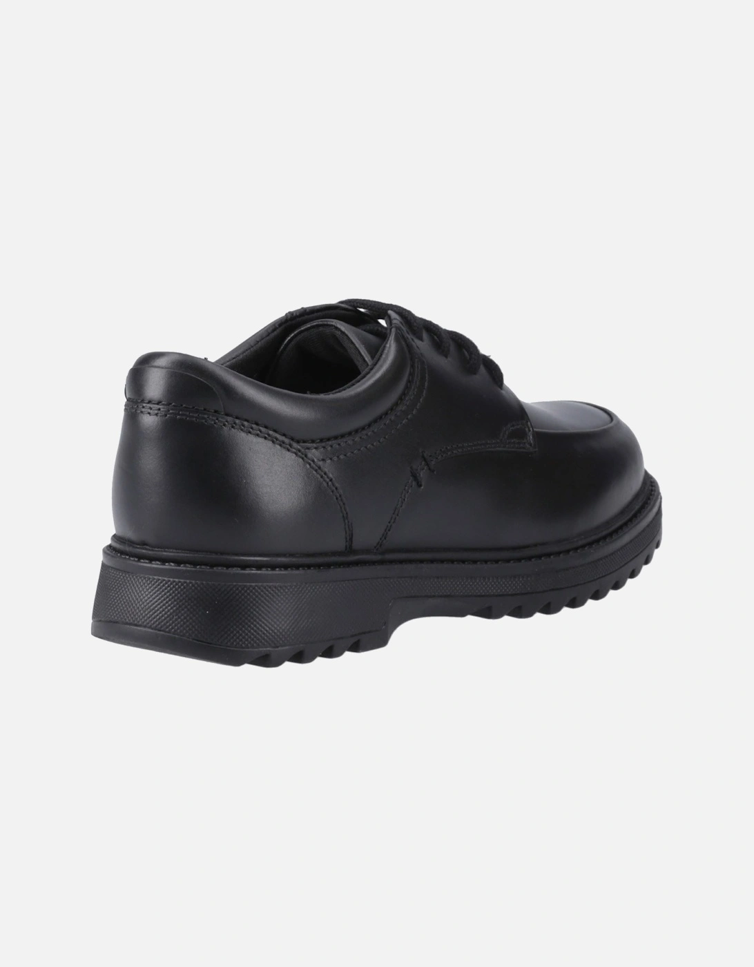 Romeo Leather Boys's Black Shoes