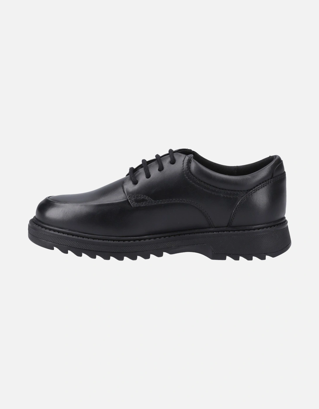 Romeo Leather Boys's Black Shoes