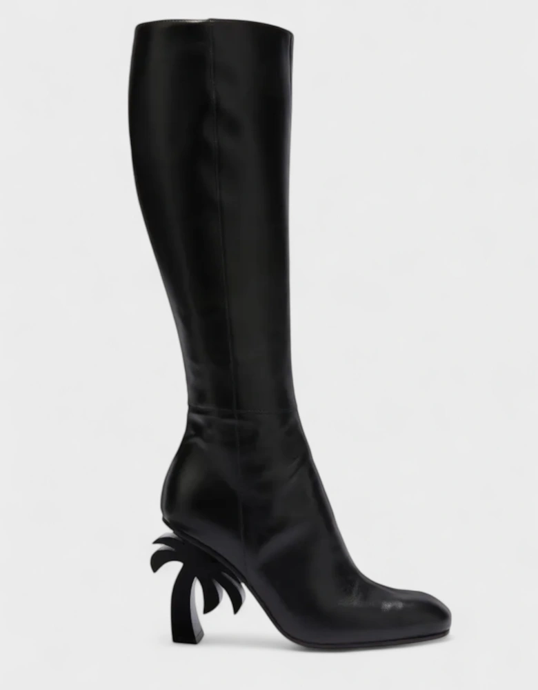Palm Heel Boots Black