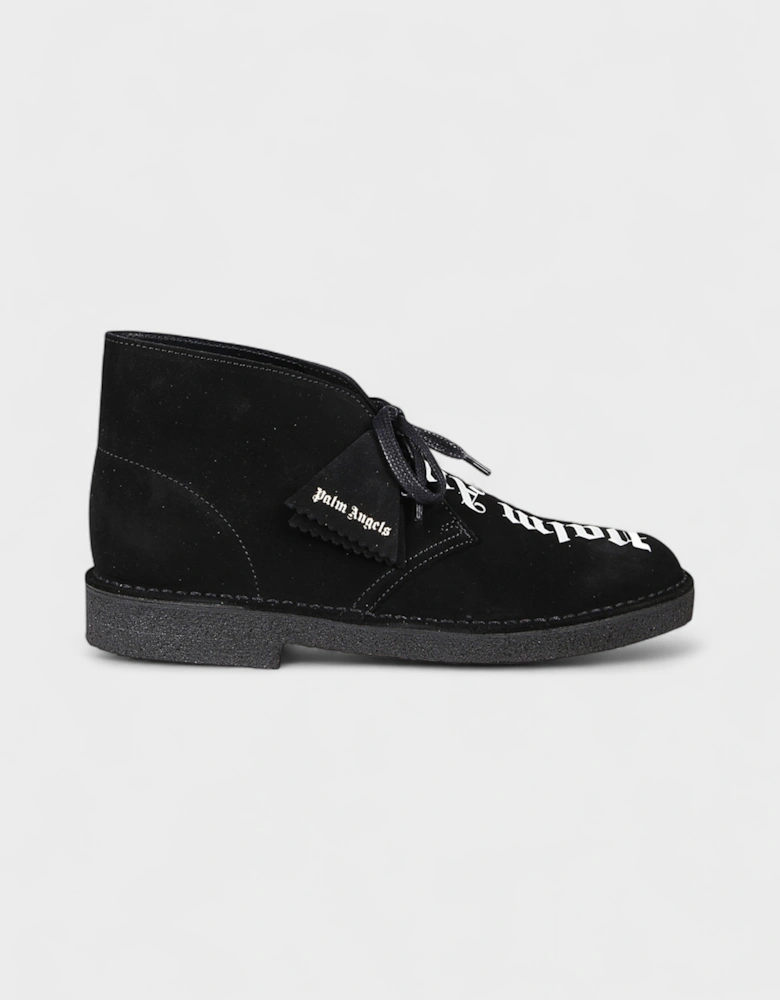 Clarks Originals Desert Boot Logo Black White