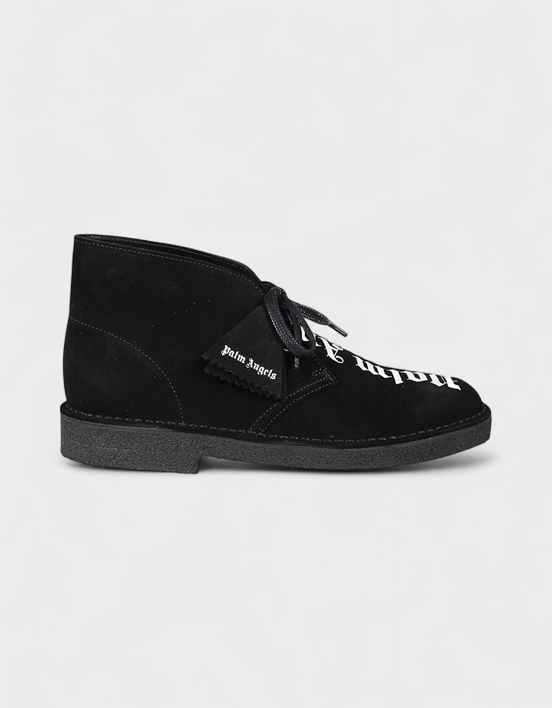 Clarks Originals Desert Boot Logo Black White