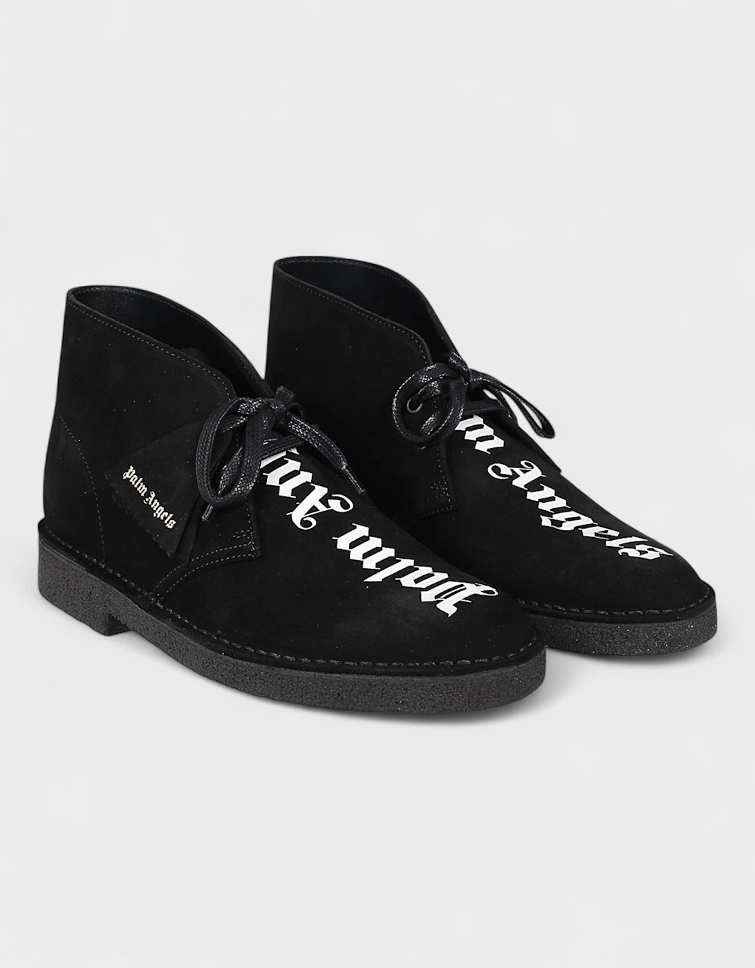 Clarks Originals Desert Boot Logo Black White, 5 of 4