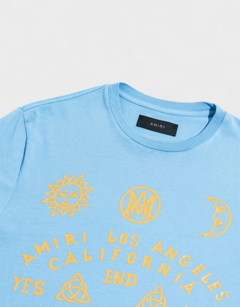 Ouija Board Tee 'Carolina Blue'
