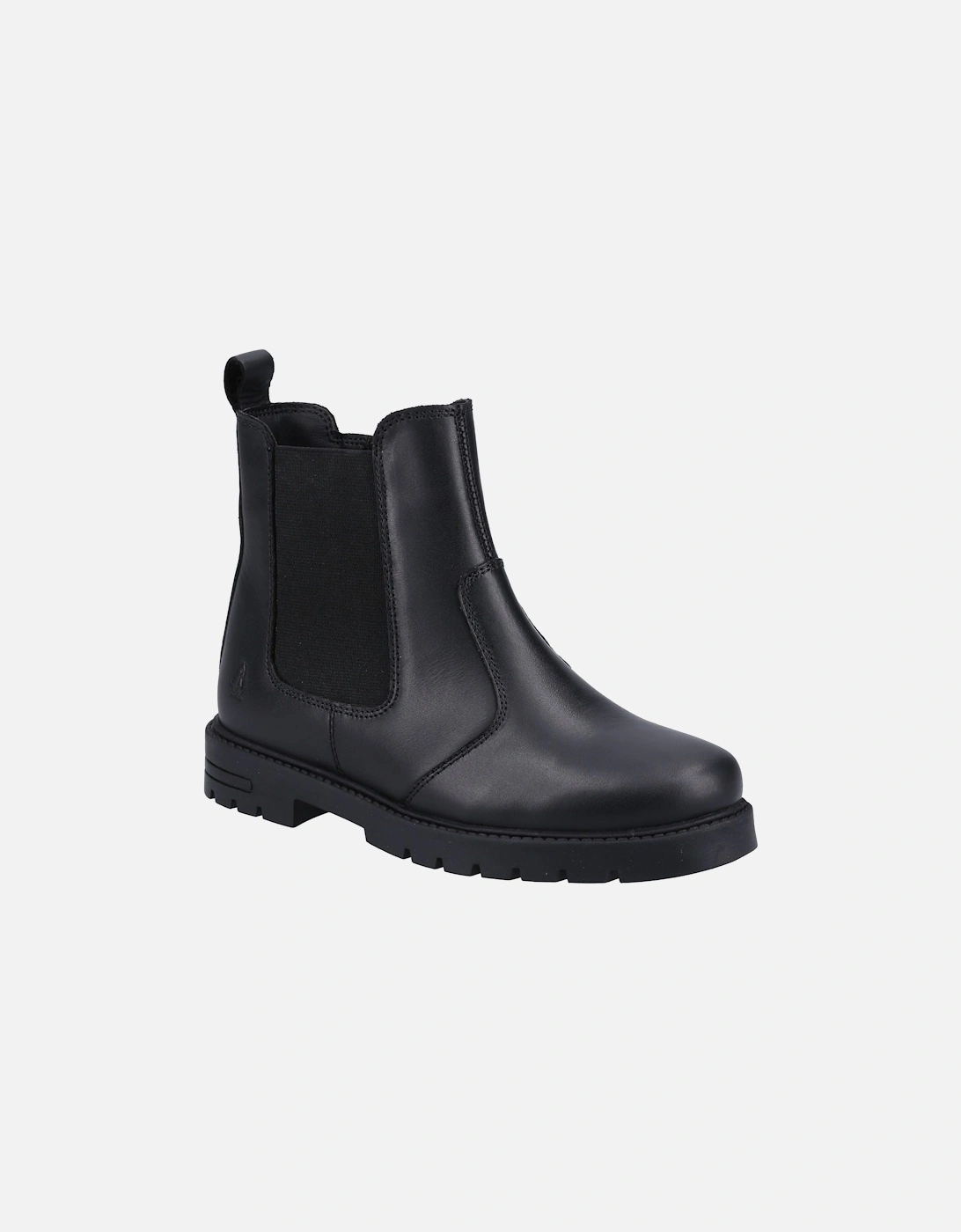 Hush Puppies Girl's Hush Puppies Laura Leather Junior Black Boots