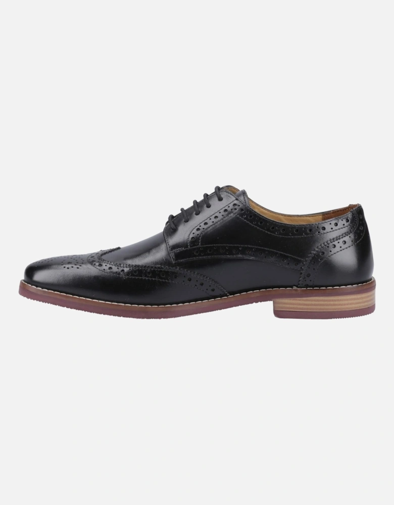 Mack Leather Men's Black Brogues Shoes