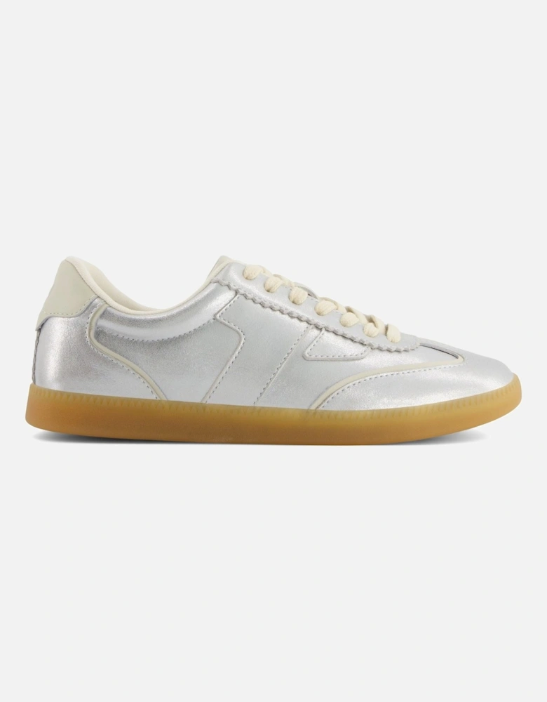 Collins Leather Women's Silver Trainers