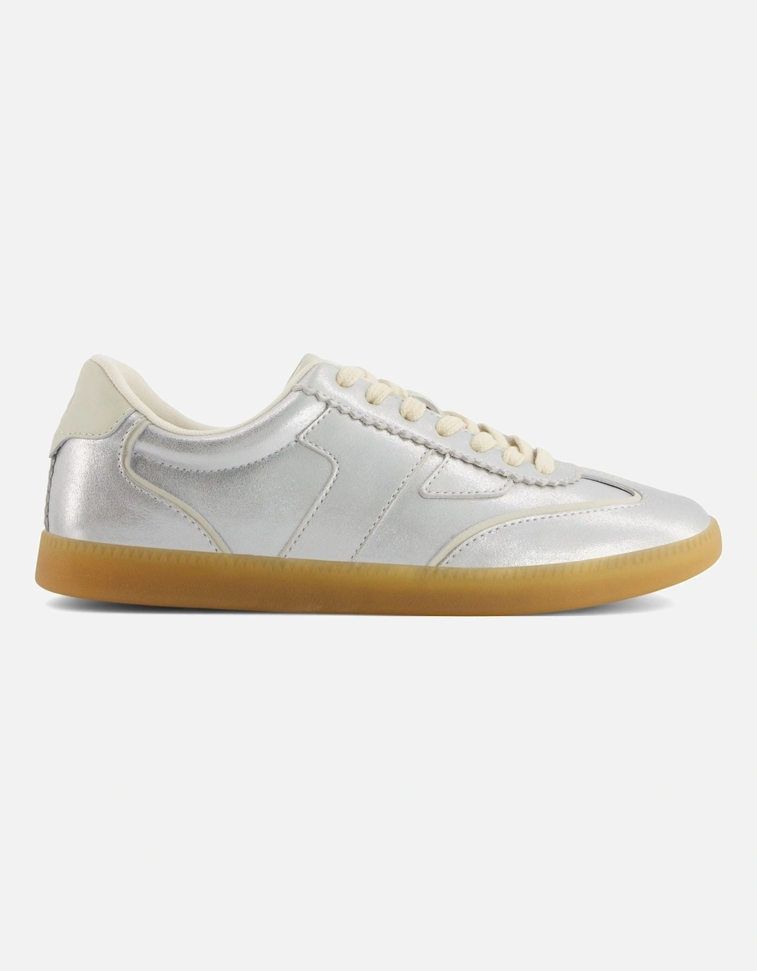Collins Leather Women's Silver Trainers