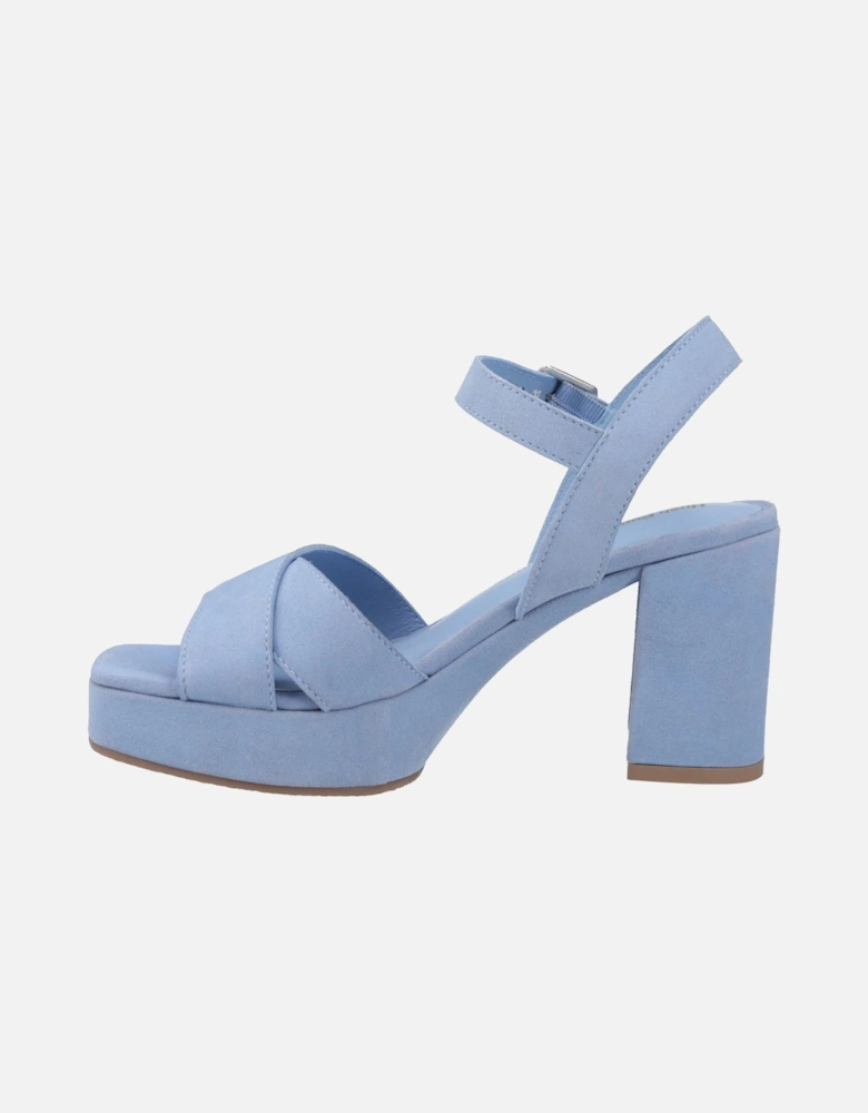Ophelia Suede Women's Blue Sandals