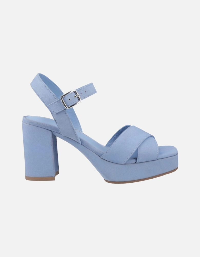 Ophelia Suede Women's Blue Sandals