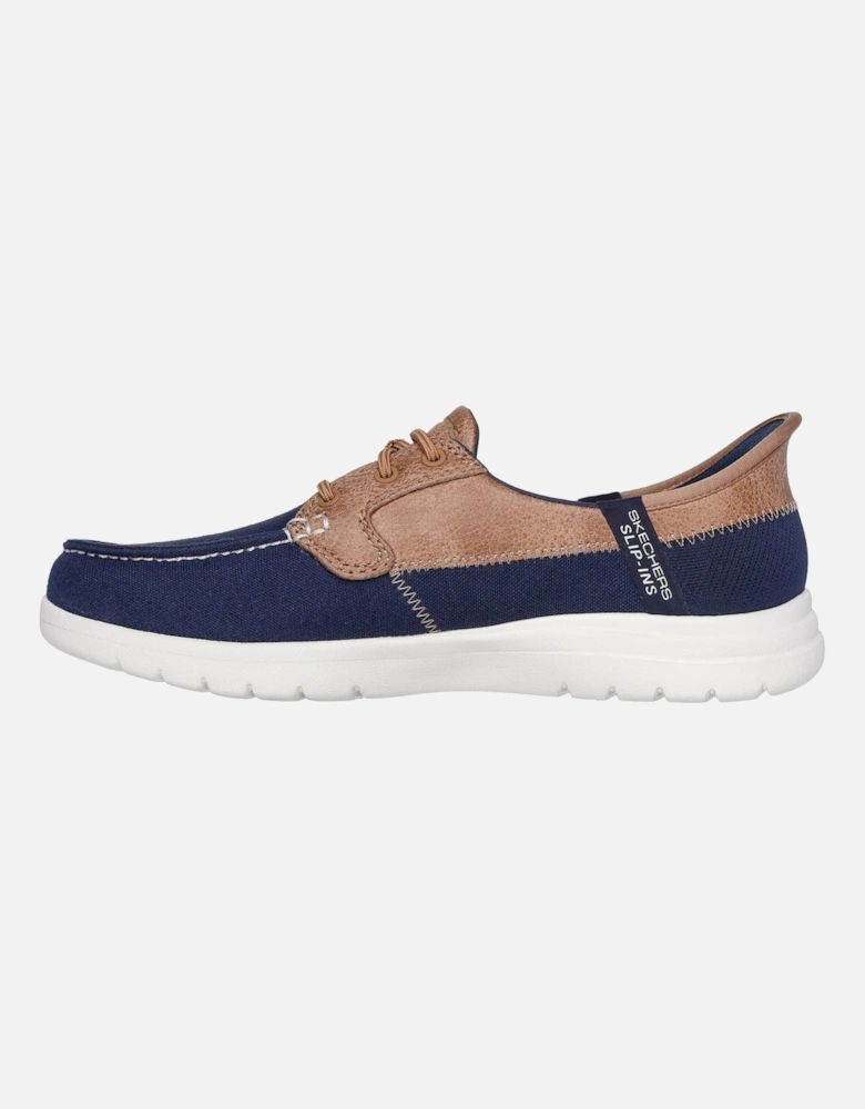 Palmilla Textile Women's Navy Boat Shoes