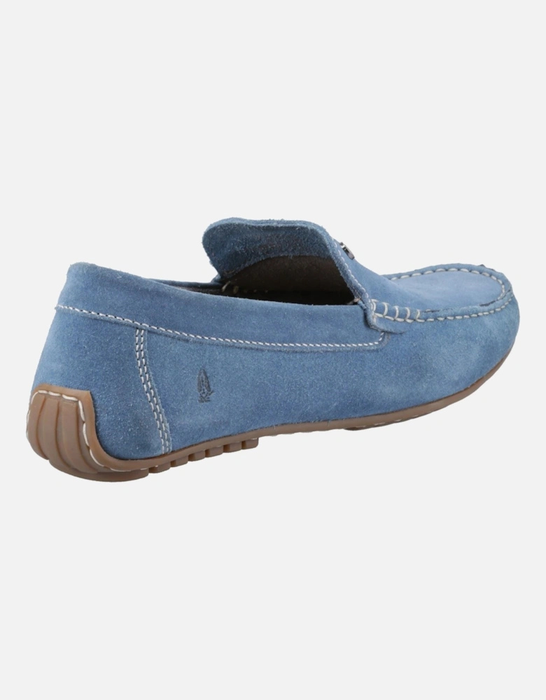 Ralph Suede Leather Men's Blue Loafers