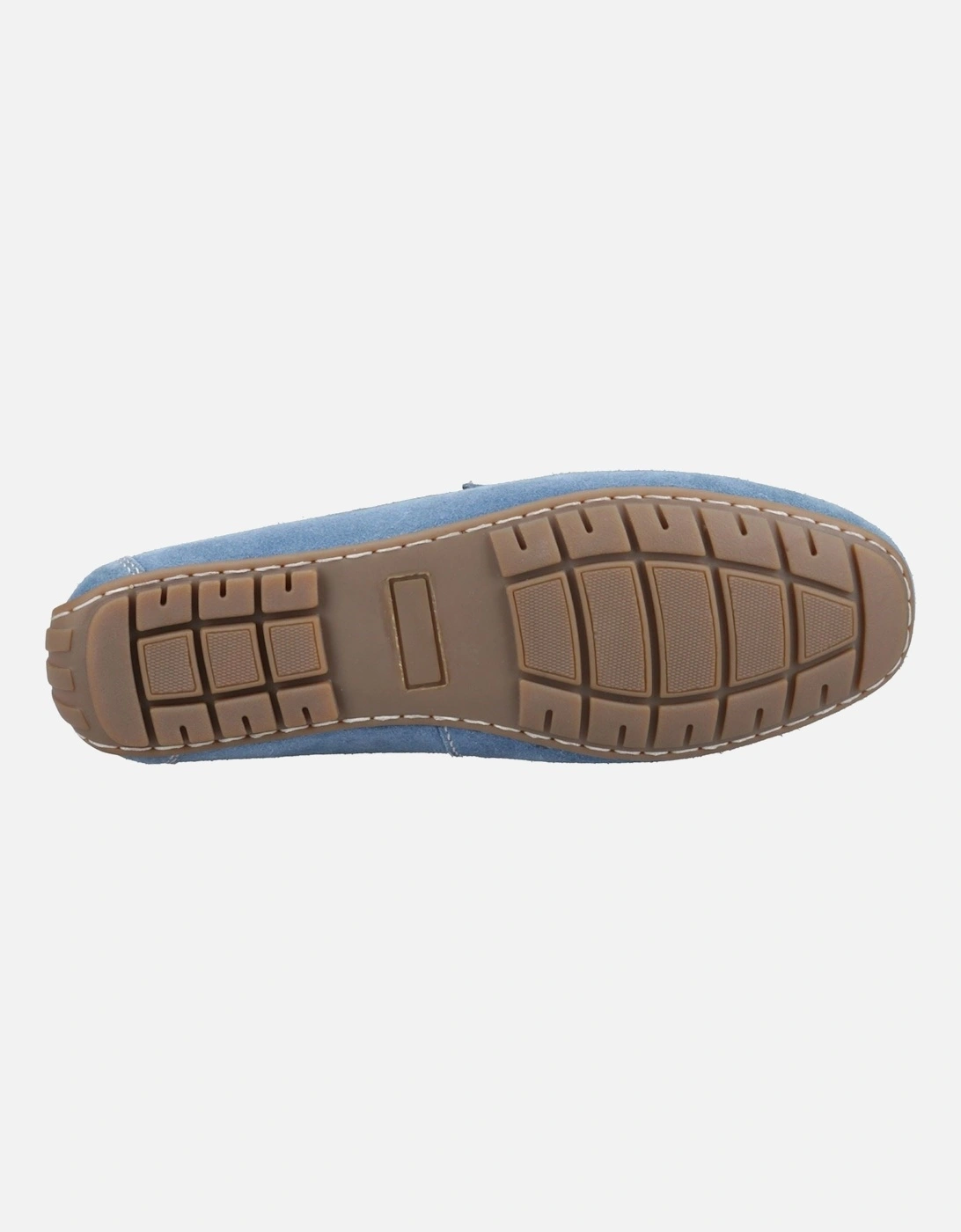 Ralph Suede Leather Men's Blue Loafers