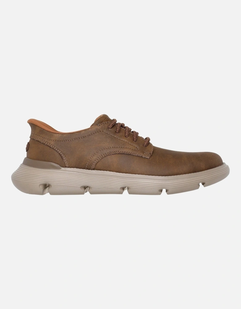 Garza Duran Leather Men's Taupe Trainers