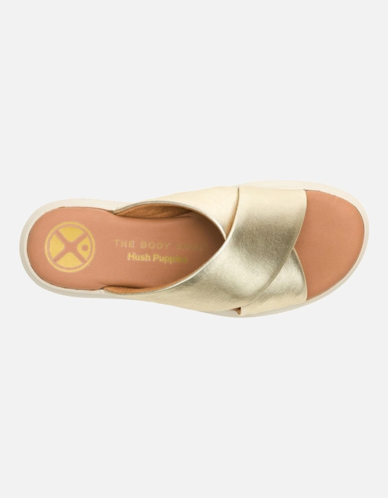 Uplift Leather Women's Champagne Sandals