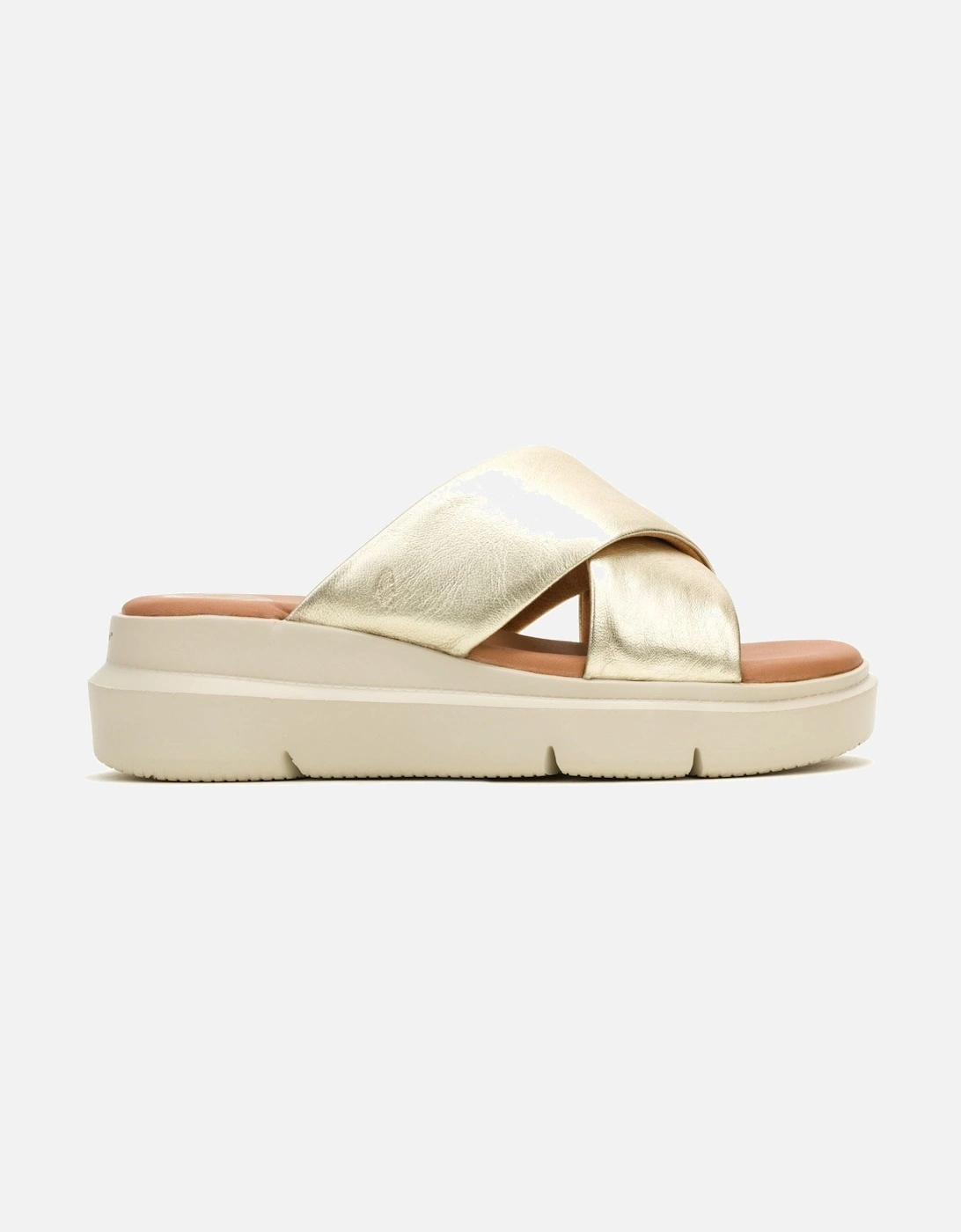 Uplift Leather Women's Champagne Sandals