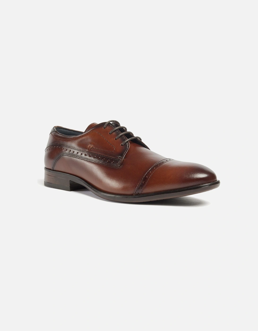 Ralph Leather Men's Cognac Oxford Shoes, 7 of 6