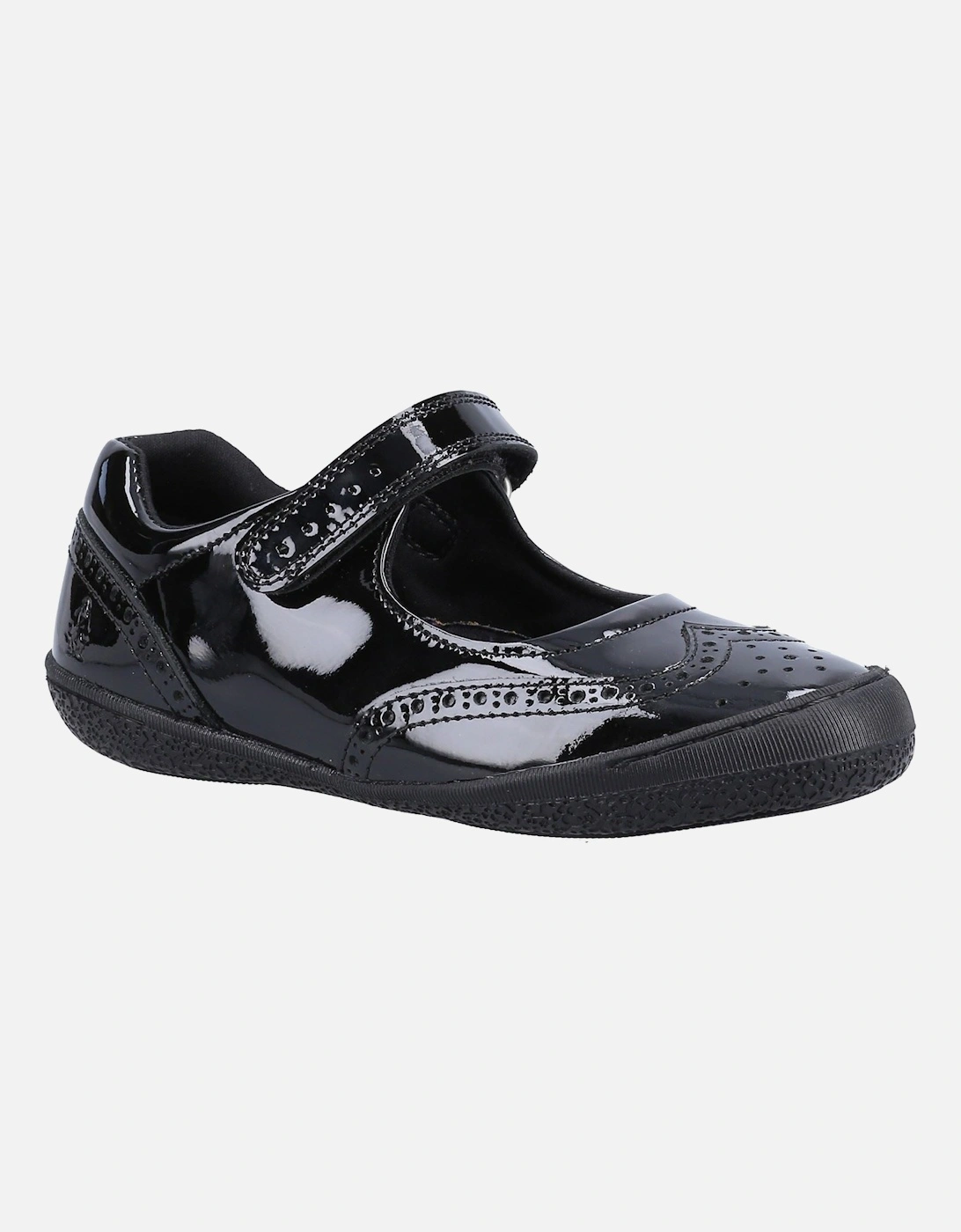 Hush Puppies Girl's Hush Puppies Rina Junior/Youth Girls Black Patent Leather Shoes