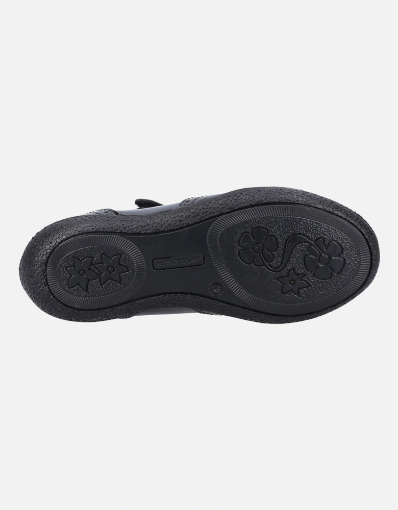 RINA SHOE PATENT JNR Leather Girls's Black Shoes