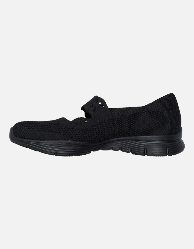Seager Cute N' Coy Textile Women's Black Trainers