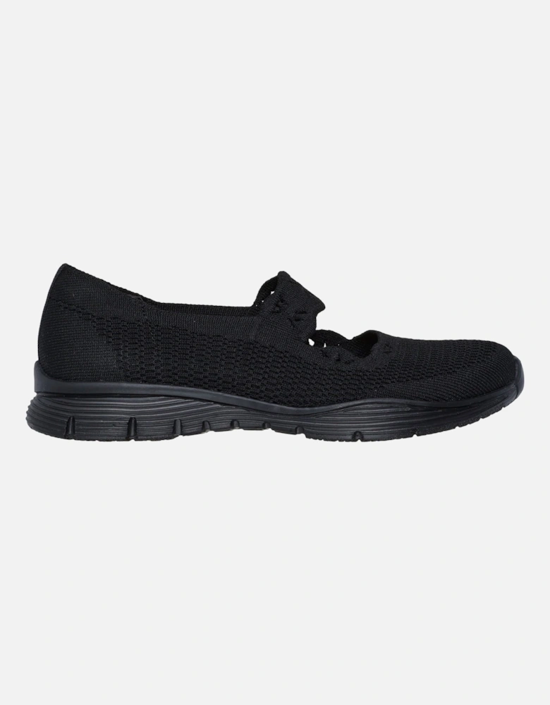 Seager Cute N' Coy Textile Women's Black Trainers