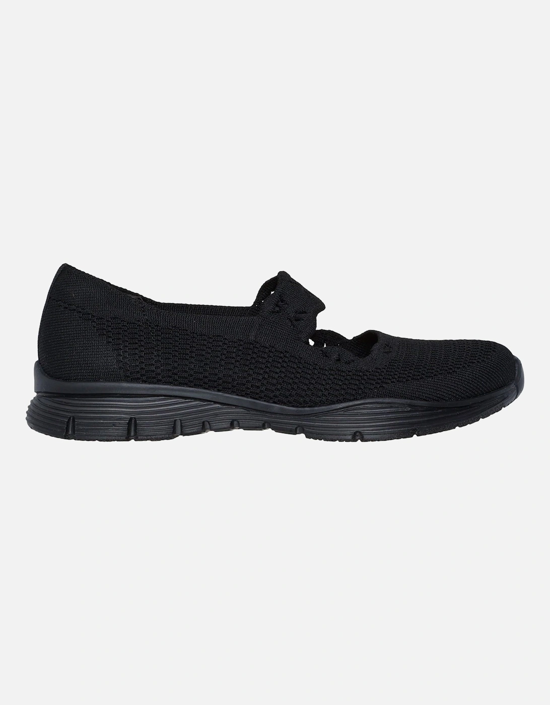 Seager Cute N' Coy Textile Women's Black Trainers