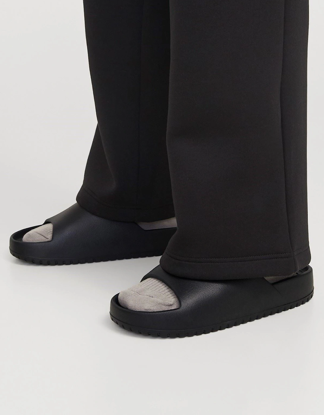 Ripple Moulded EVA Men's Anthracite Slides