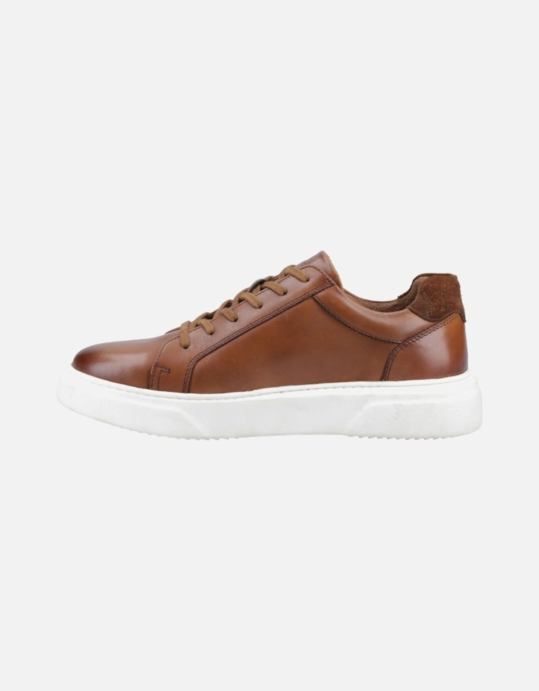 Whelan Leather Men's Tan Trainers