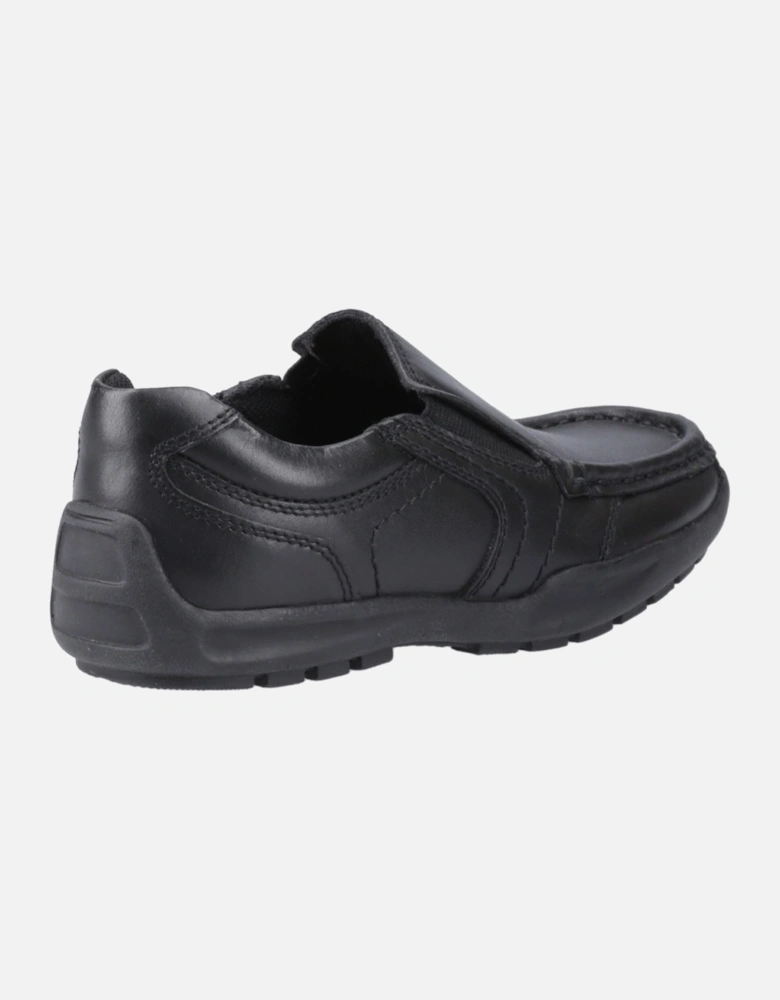 Morgan Leather Boys's Black Loafers
