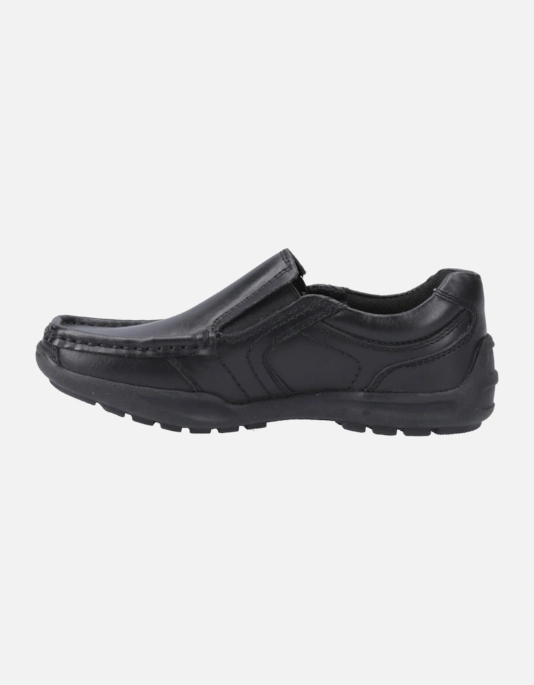 Morgan Leather Boys's Black Loafers