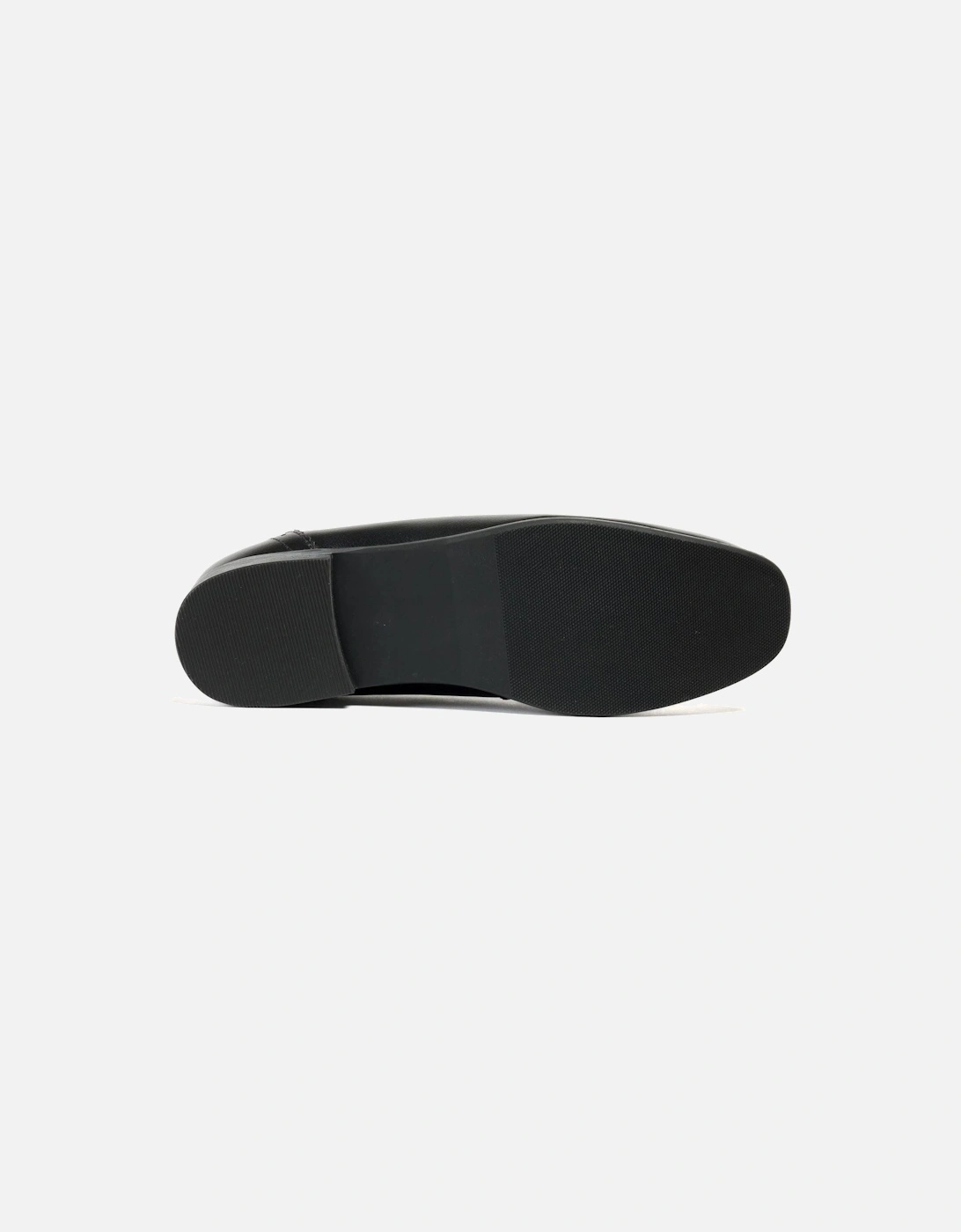 Penny Leather Women's Black Loafers