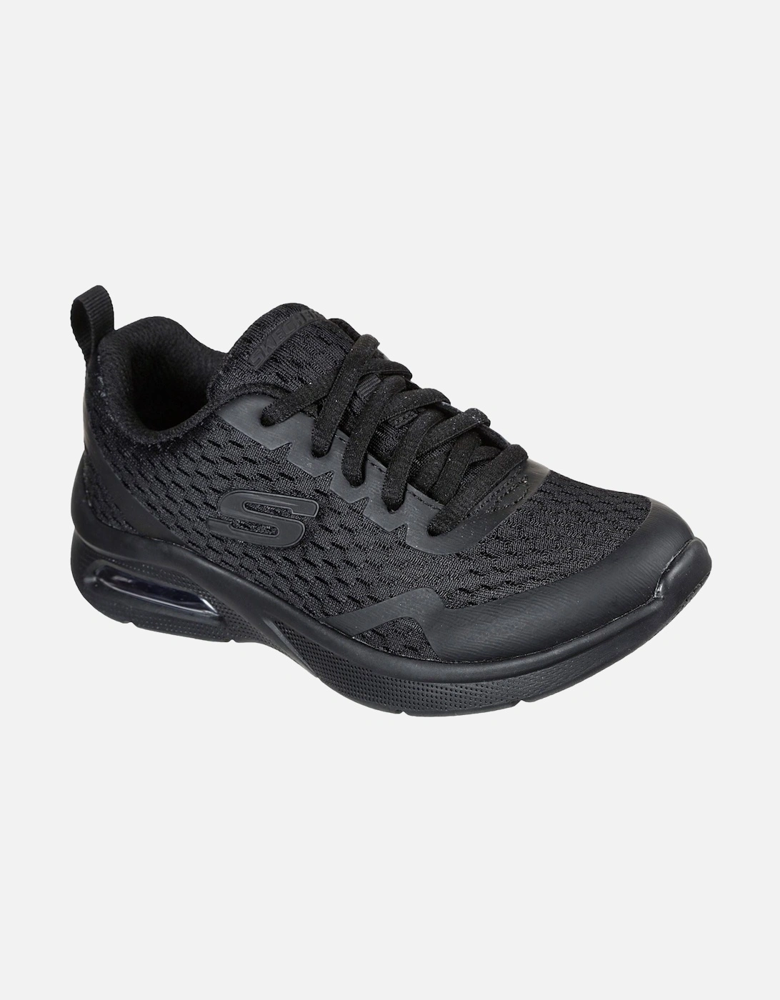 Microspec Max Polyester Boys's Black Textile & Trim Trainers, 10 of 9
