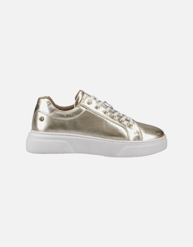 Kathryn Leather Women's Gold Trainers