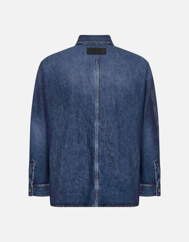 Vintage Denim Overshirt Blue