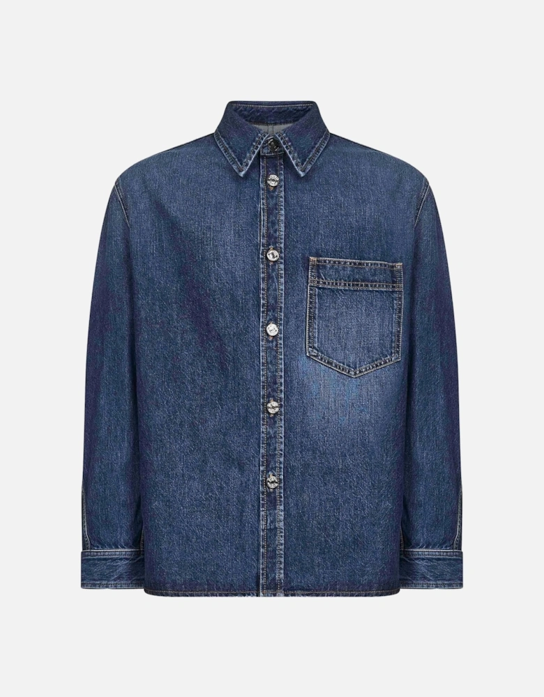 Vintage Denim Overshirt Blue