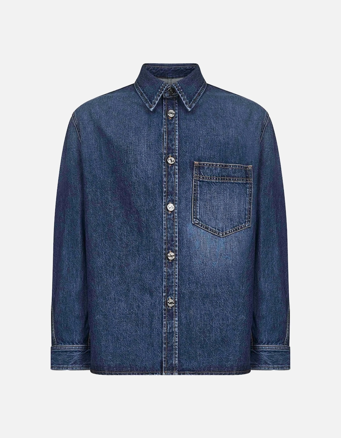 Vintage Denim Overshirt Blue, 3 of 2
