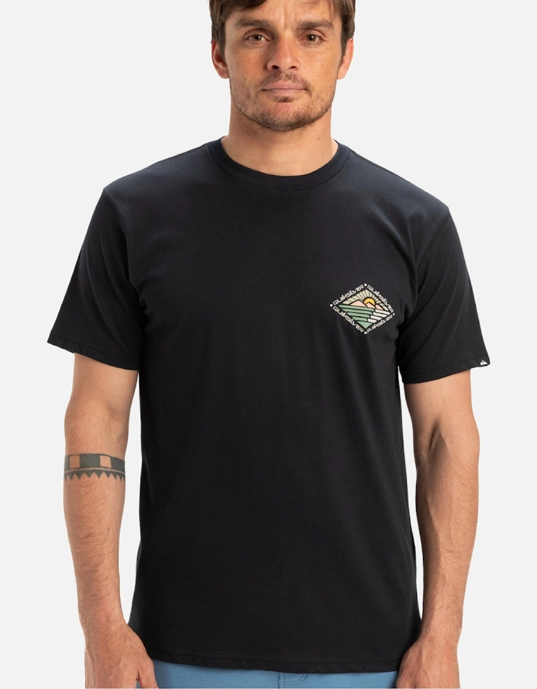 Mens Evo Future Islands Short Sleeve T-Shirt, 2 of 1